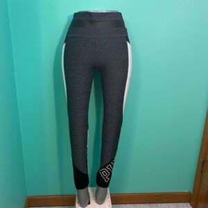 PINK Victoria's Secret Dark Gray and Black Joggers